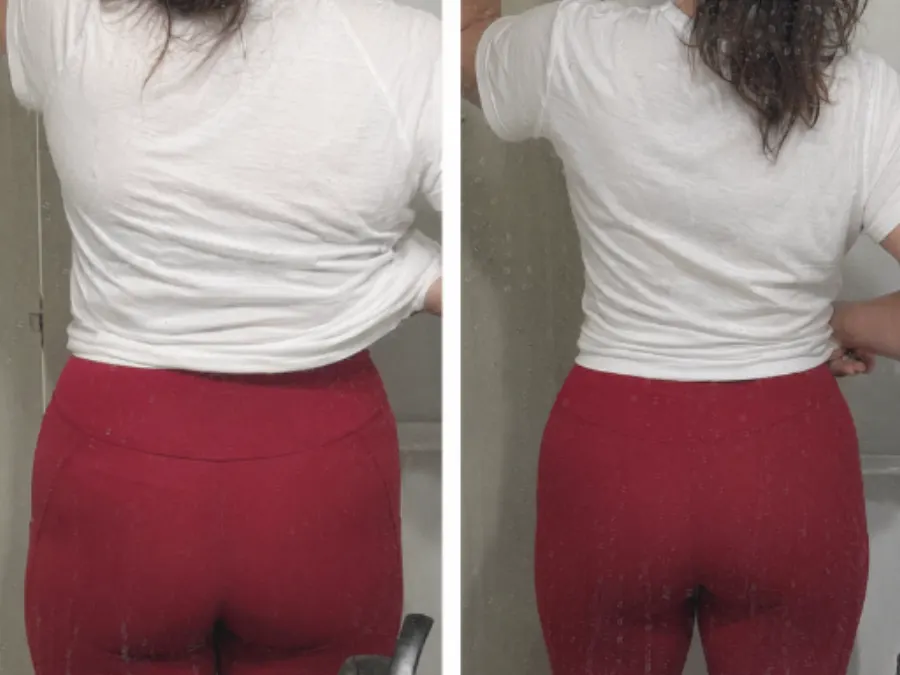 Antes y después de María G.