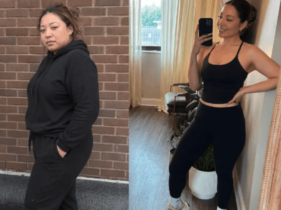 Antes y después de Valentina R.